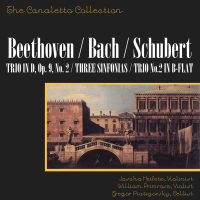 Beethoven: Trio In D, Op. 9, No. 2; Bach: Sinfonias; Shubert: Trio No. 2 In B-Flat