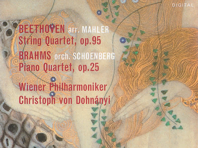 Beethoven/Mahler:  String Quartet No. 11 –  Brahms/Schoenberg: Piano Quartet No. 1
