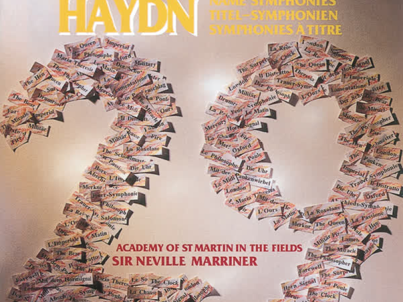 Haydn: 29 Named Symphonies