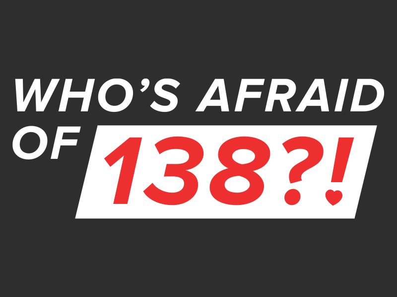 We Are Not Afraid Of 138 (Single)
