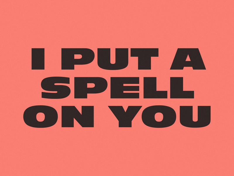 I Put A Spell On You (Single)