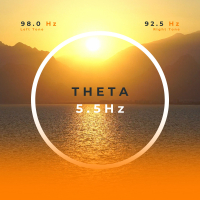 Deep Theta Waves 5.5Hz Binaural Beats And Relaxing Music For Mindfulness And Stress Relief (Single)