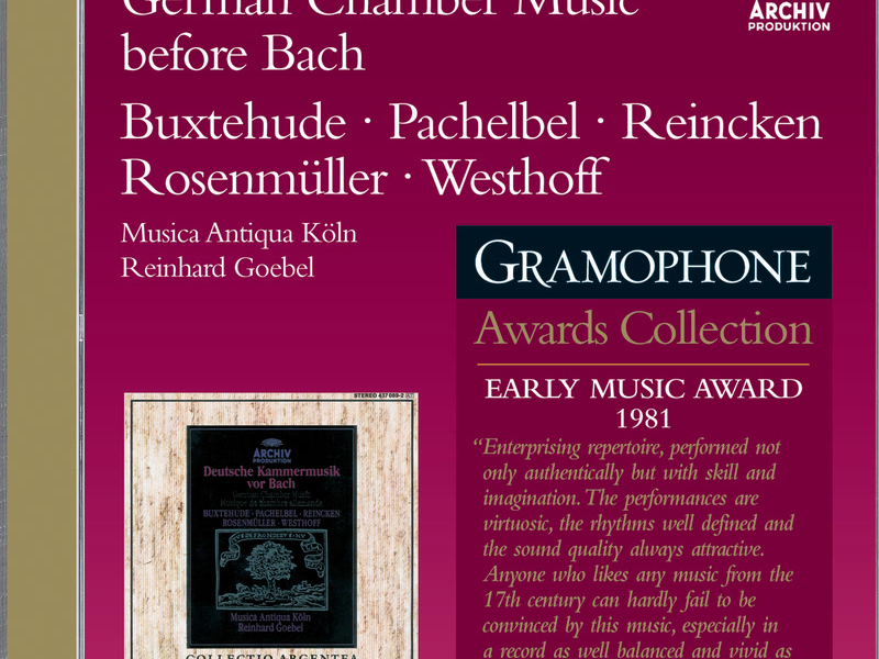 German Chamber Music Before Bach