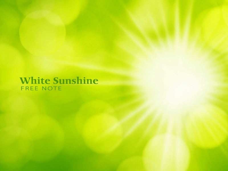 White Sunshine (Single)