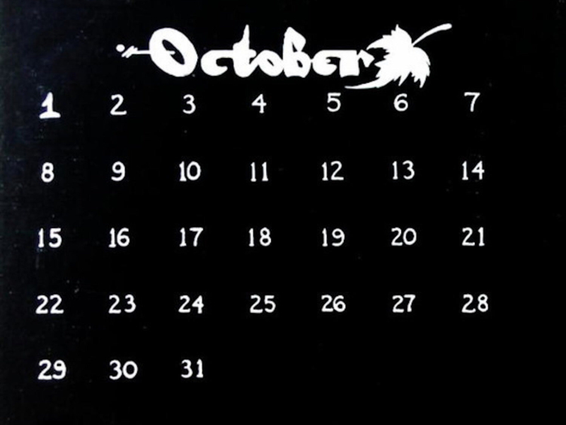 October