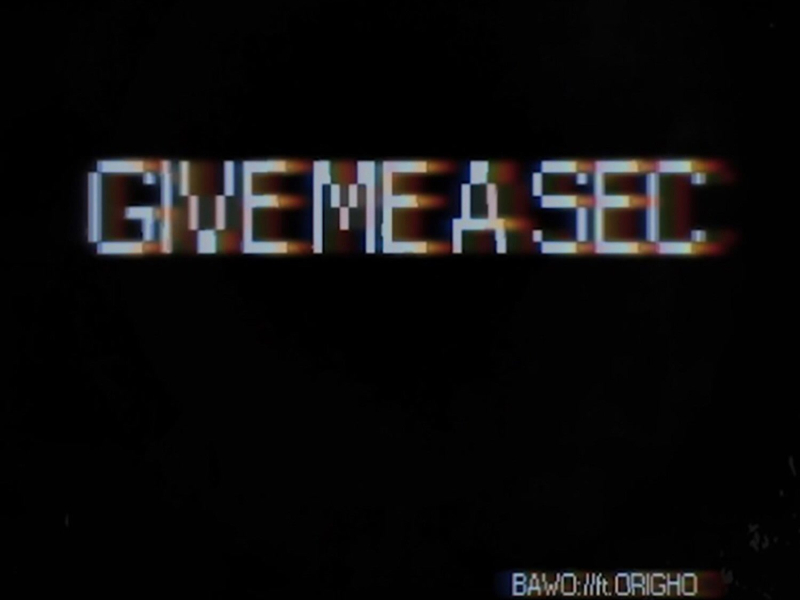 Give Me a Sec (Single)