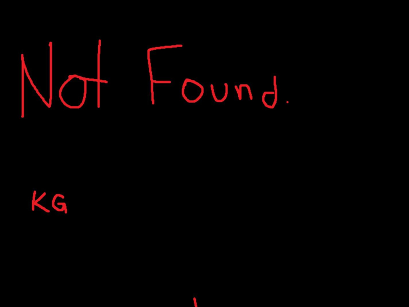 Not Found. (Single)