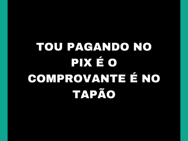 TOU PAGANDO NO PIX É O COMPROVANTE É NO TAPÃO (Single)