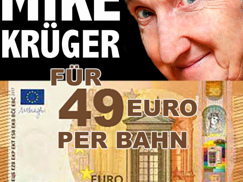 Für 49 Euro per Bahn (Single)