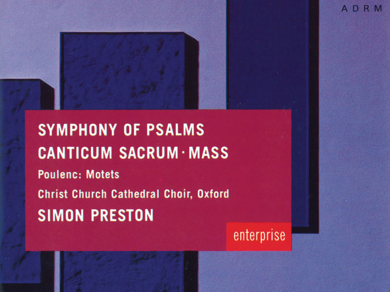 Stravinsky: Symphony of Psalms; Mass / Poulenc: Easter Motets