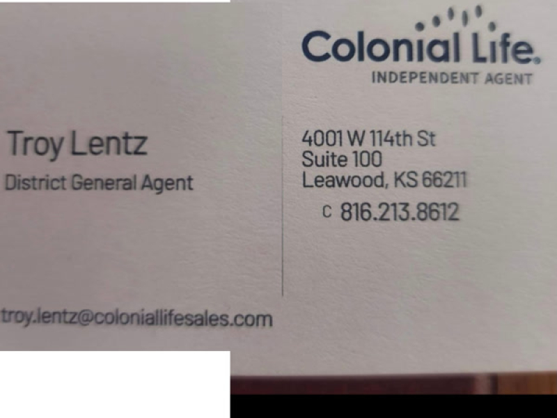 Troy Lentz Colonial Life Commercial (Single)