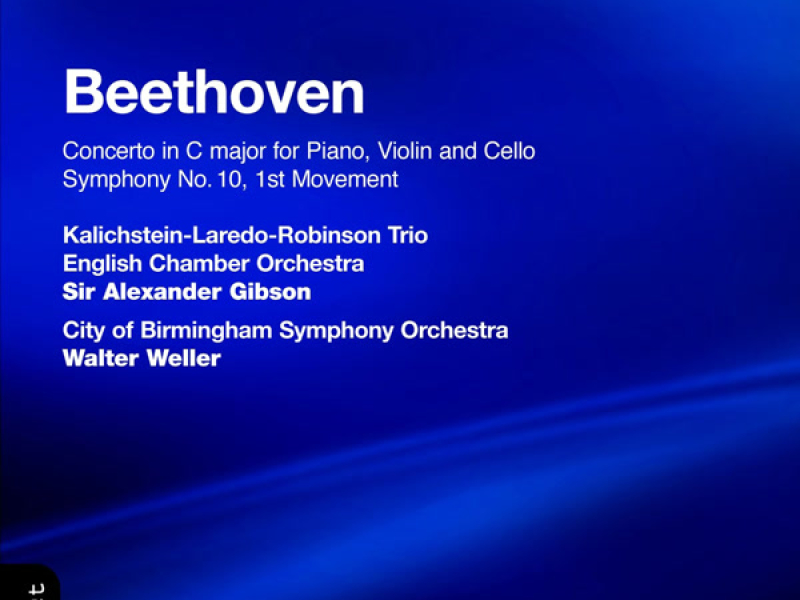 Beethoven: Symphony No. 10 & Triple Concerto in C Major