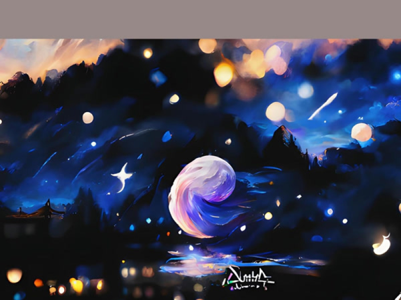 Di bawah langit malam yang sunyi (Single)