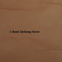 i dont belong here (Single)