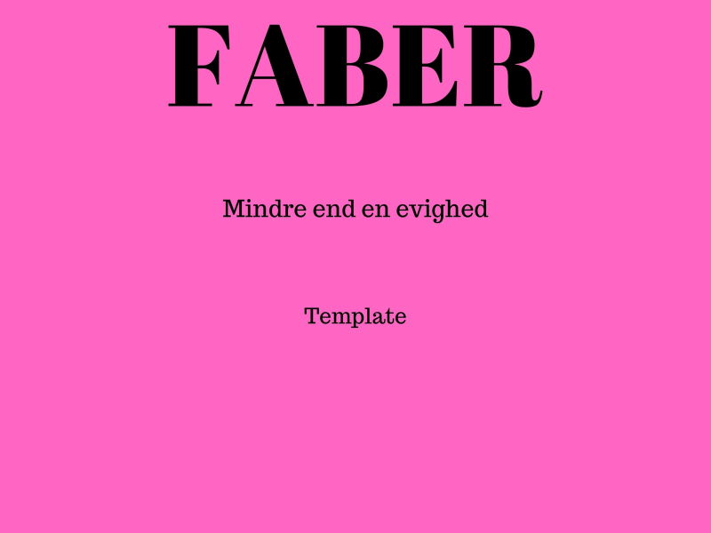 Mindre end en evighed (Single)