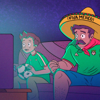 Viendo el mundial con papá (Single)