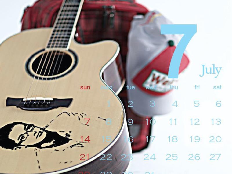 하팩 캘린더 2013년 7월 (Single)