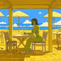 Restaurante na Praia