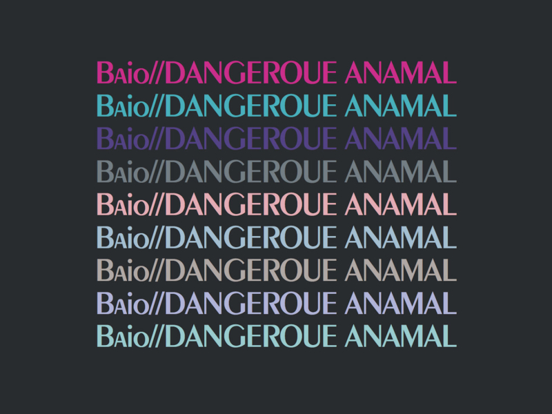 DANGEROUE ANAMAL (Single)