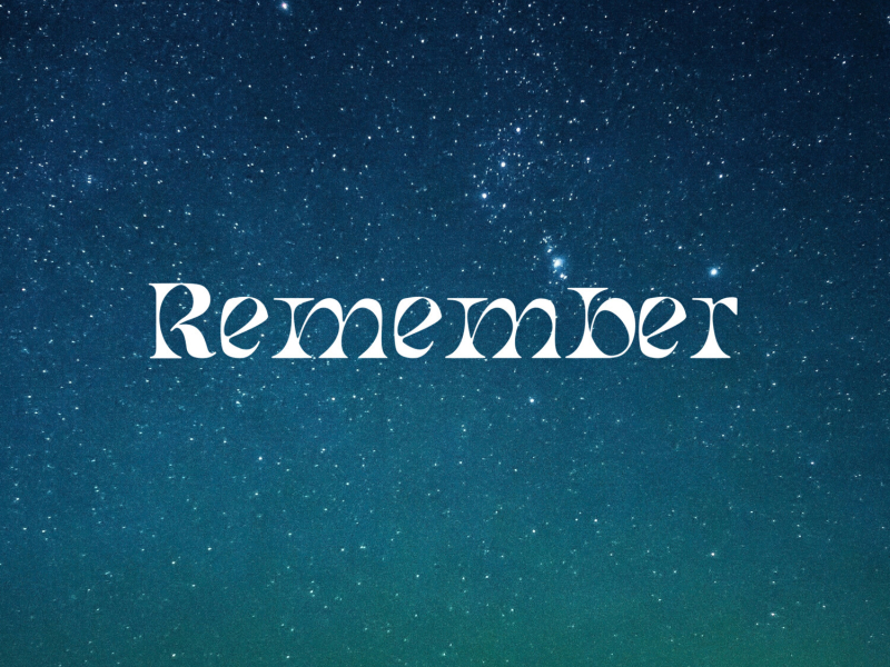 Remember (Single)