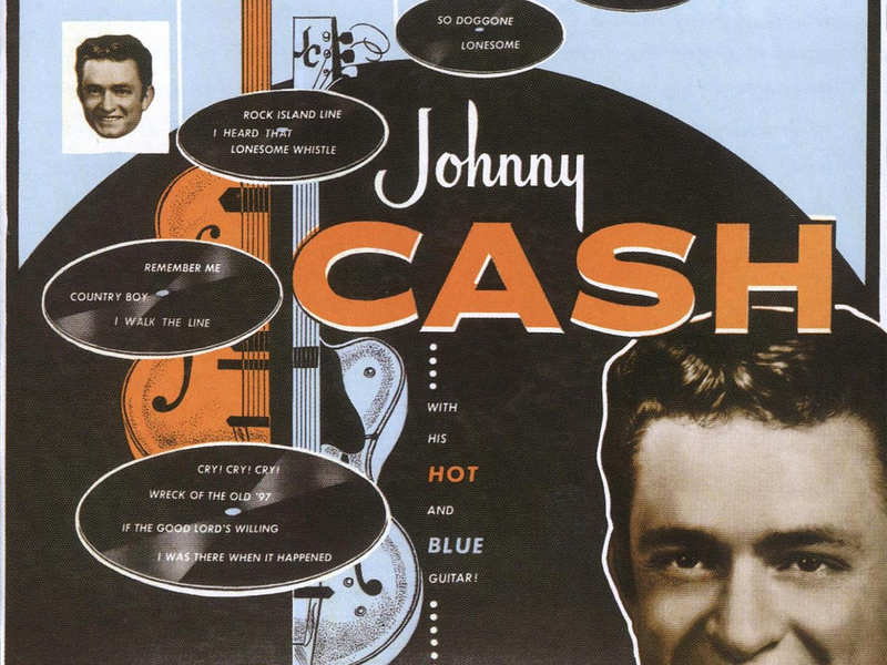 With His Hot and Blue Guitar