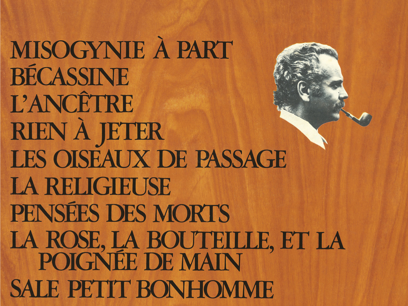 Georges Brassens X (N°12) Misogynie à part