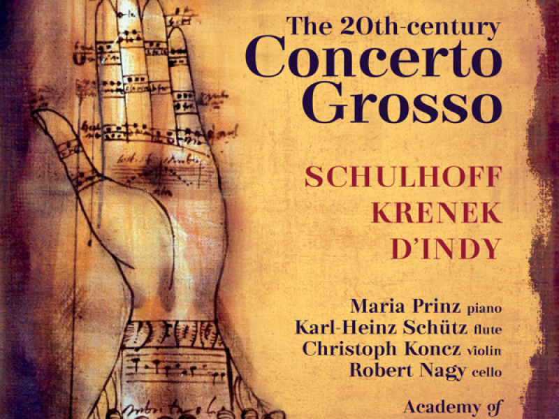 Schulhoff: Concerto doppio - Krenek: Concertino - D'Indy: Concert