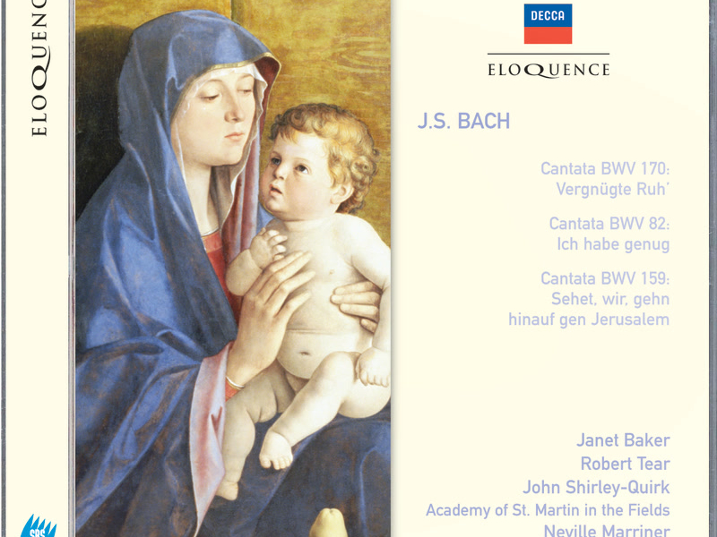 Bach, J.S,: Cantatas Nos.170, 82 & 159