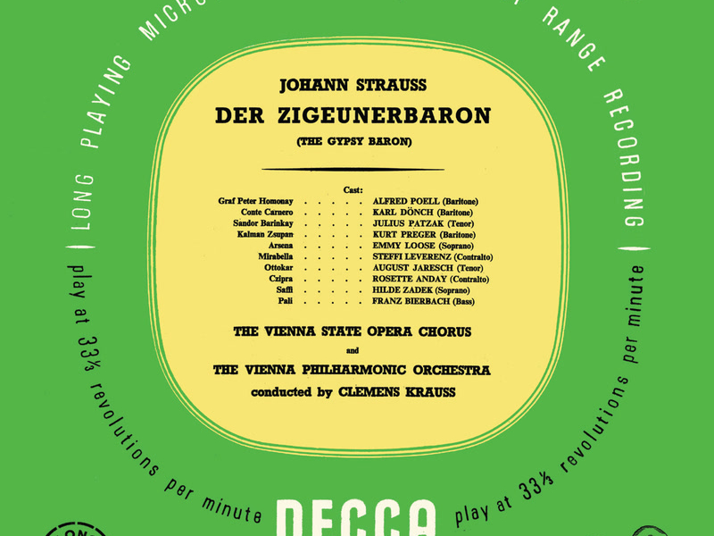 Johann Strauss II: Der Zigeunerbaron (Clemens Krauss: Complete Decca Recordings, Vol. 11)