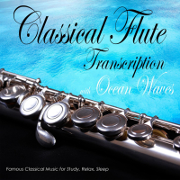 Classical Flute Transcription with Ocean Waves: Famous Classical Music for Study, Relax, Sleep (with Ocean Sounds) (Single)