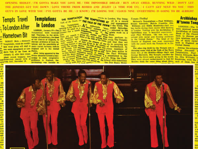 The Temptations Live At London's Talk Of The Town