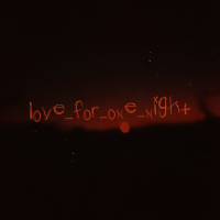 love for one night (Single)