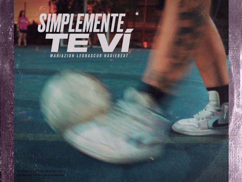 Simplemente te vi (Single)