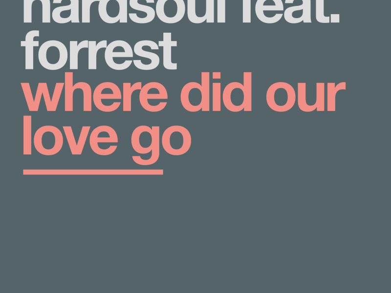 Where Did Our Love Go (Single)