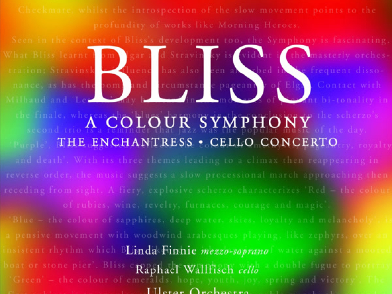Bliss: A Colour Symphony, The Enchantress & Cello Concerto