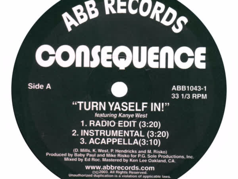 Turn Yaself In/B*tch Rider/Yard 2 Yard (EP)