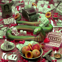 Peaches & Eggplants (Single)