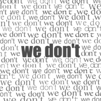 We Don′t (Single)