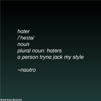 Haters (Single)