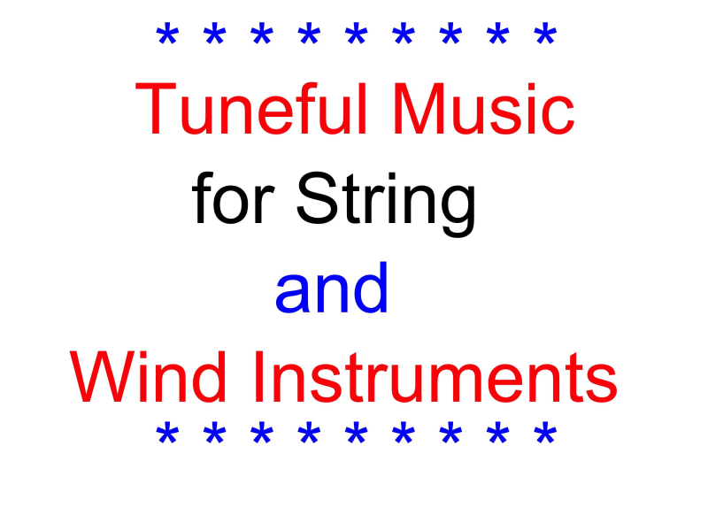 Tuneful Music for String and Wind Instruments (Single)