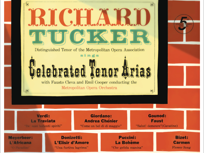 Richard Tucker - Celebrated Tenor Arias