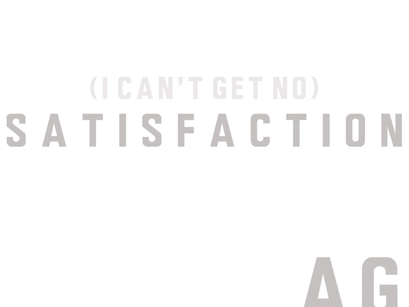 (I Can't Get No) Satisfaction (Single)