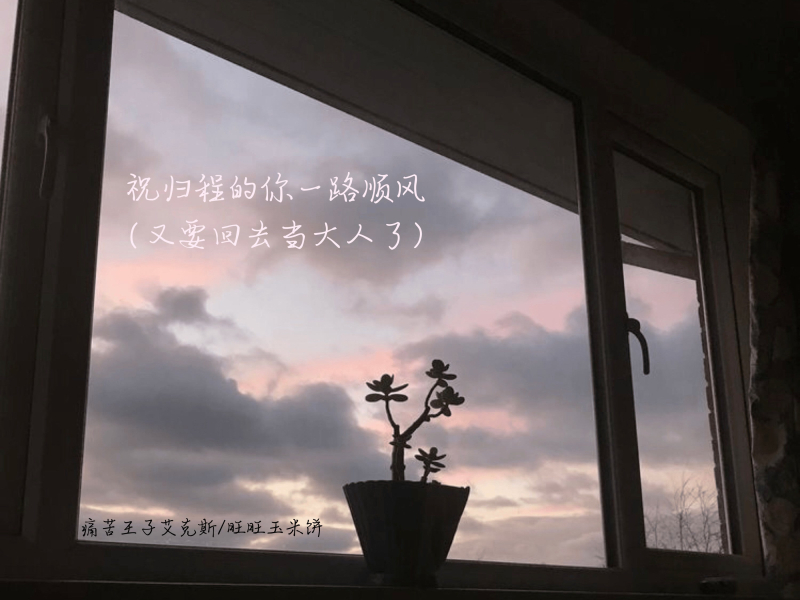 祝归程的你一路顺风 (又要回去当大人了) (Single)