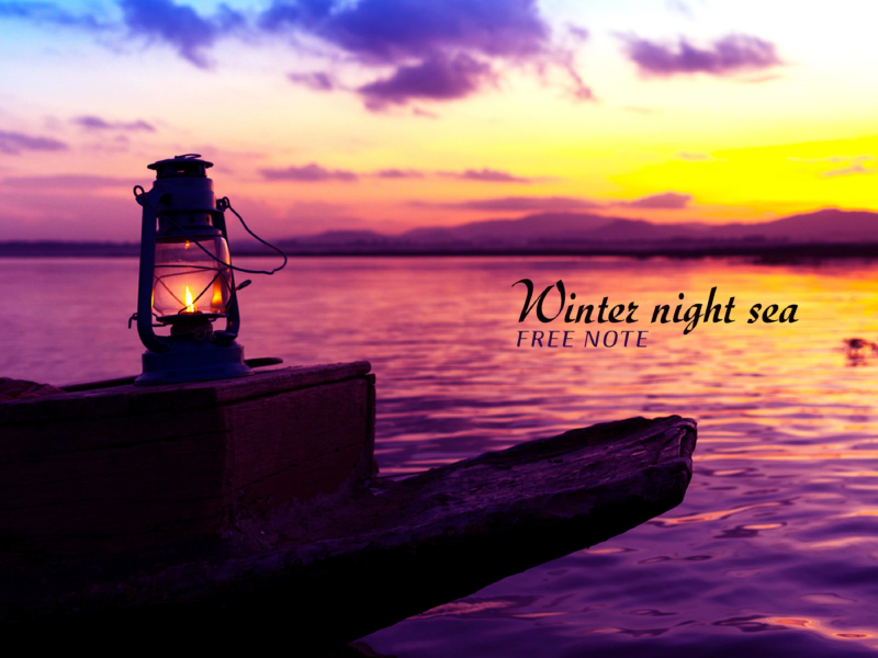 Winter Night Sea (Single)