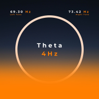 REM Sleep And Deep Relaxation 4Hz Theta Brainwaves With Binaural Beats And Healing Music (Single)