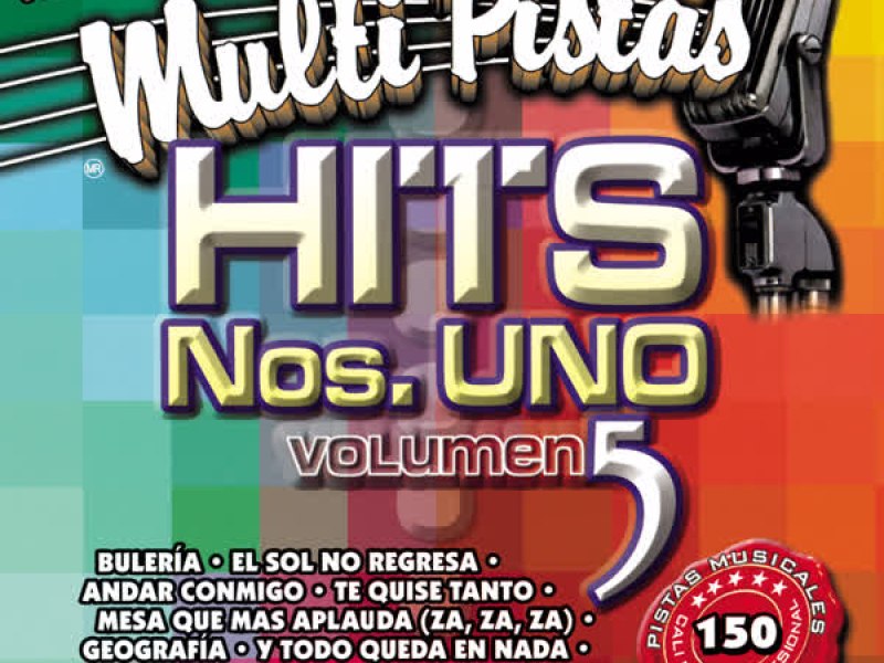 Canta Con Multi Pistas Hits Nos. Uno Vol. 5