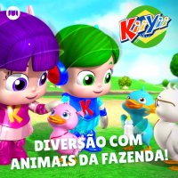 Diversão com animais da fazenda!
