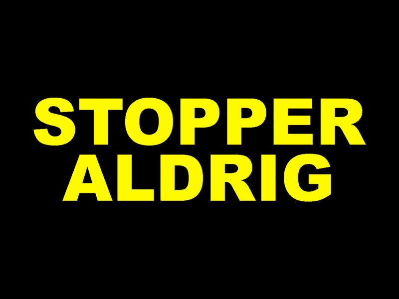 Stopper Aldrig (Single)