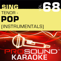 Sing Tenor - Pop, Vol. 68 (Karaoke Performance Tracks)