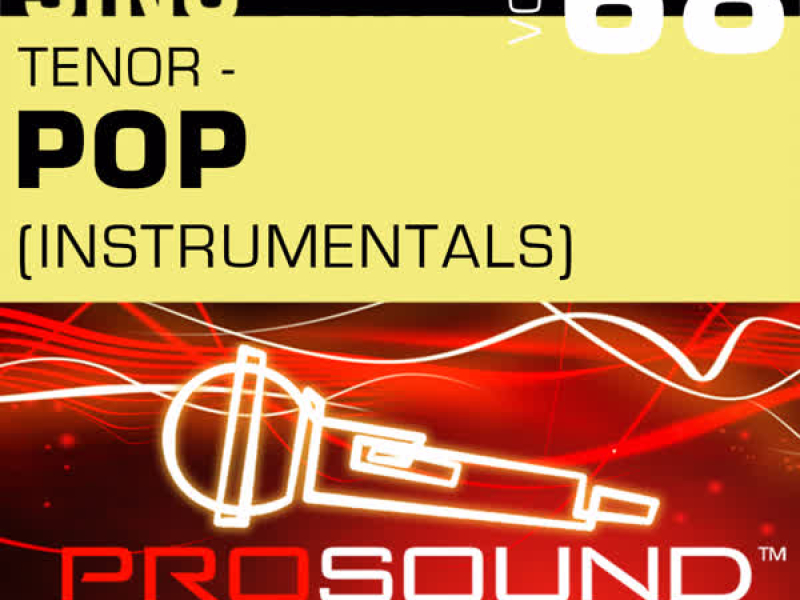 Sing Tenor - Pop, Vol. 68 (Karaoke Performance Tracks)